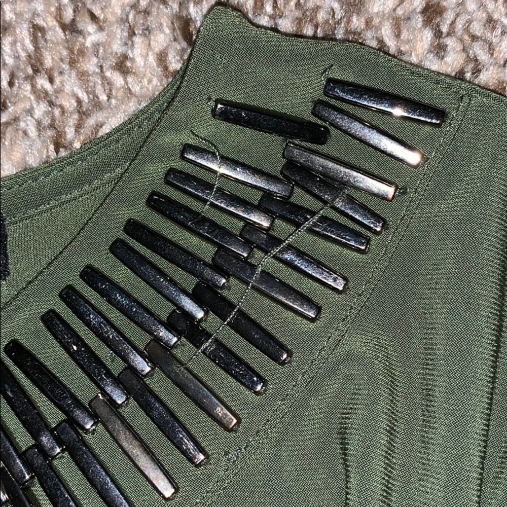 Olive green work top - Picture 6 of 6